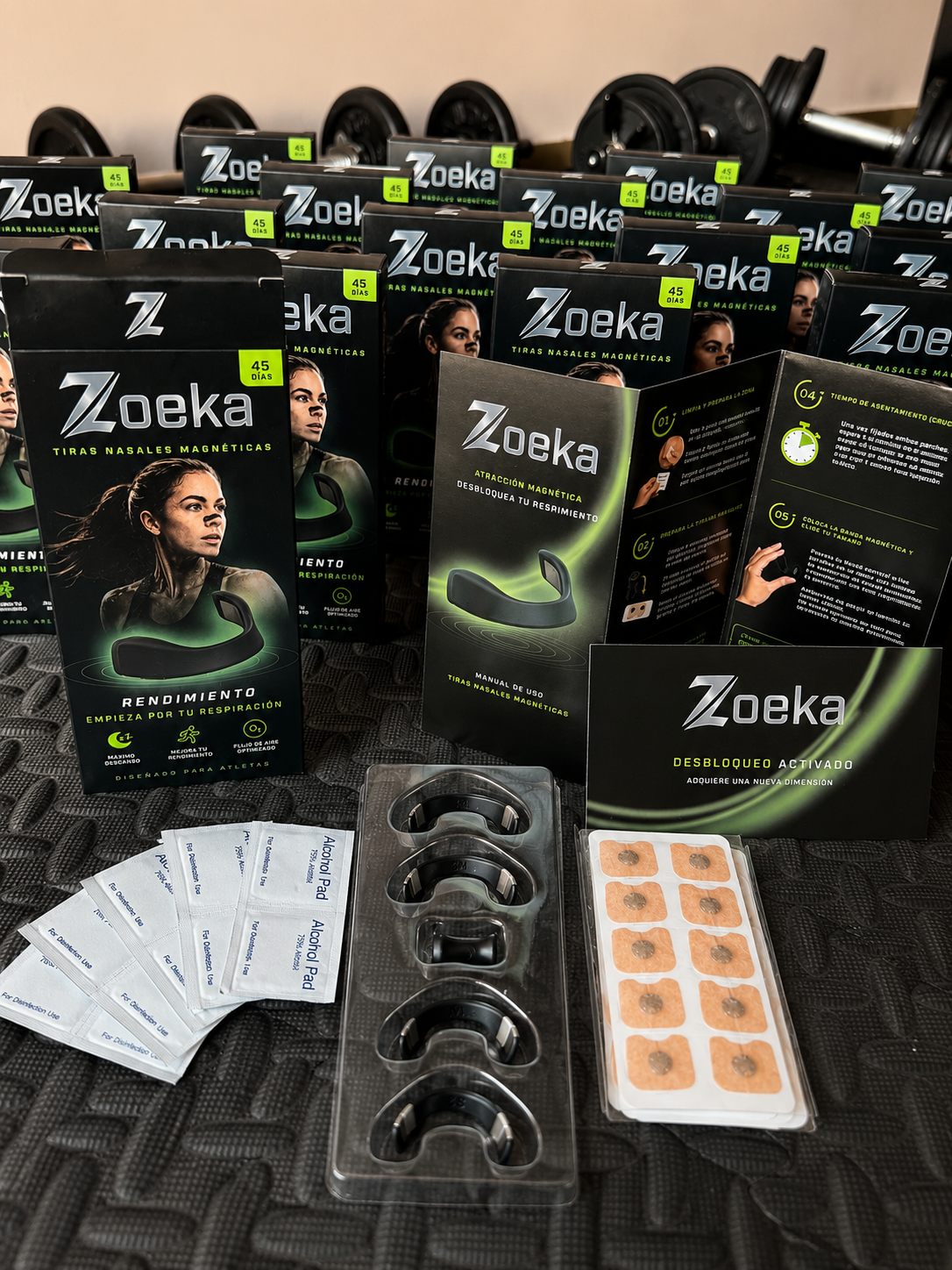 ZOEKA  — Tiras nasales magnéticas